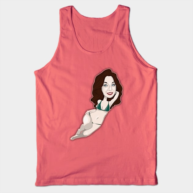 heather Tank Top by bobgoodallart